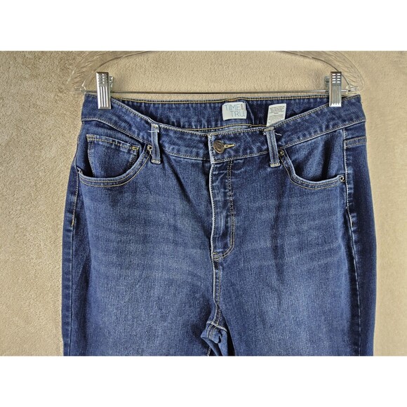Time And Tru Women's High Rise Skinny Jeans Size 14 Regular - Picture 2 of 3